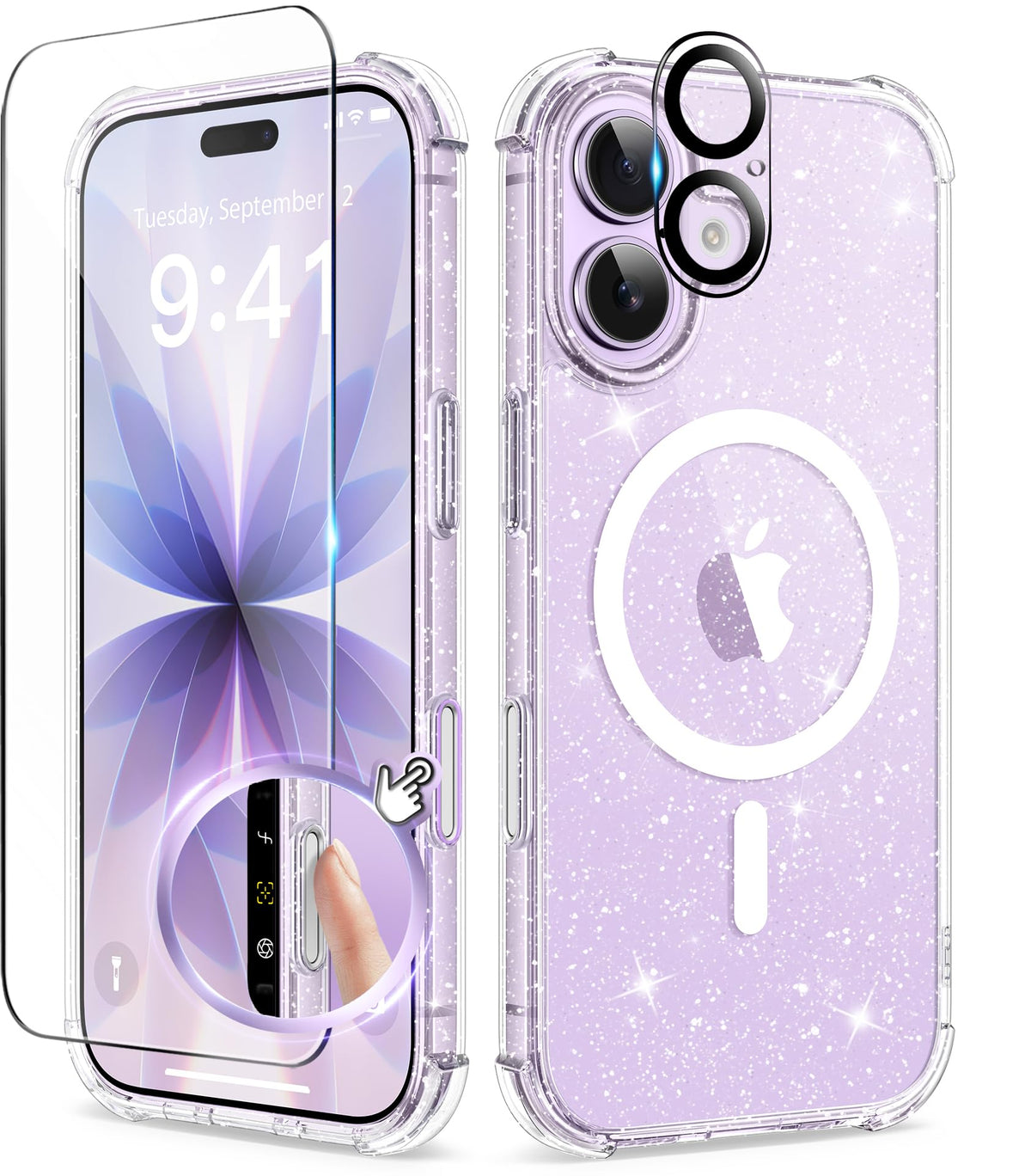 BERFY for iPhone 17 Case for Women 6.3"