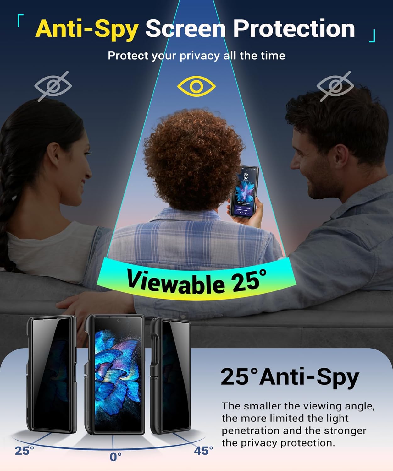 Z Fold 6 Case with 2 Invisible Kickstand