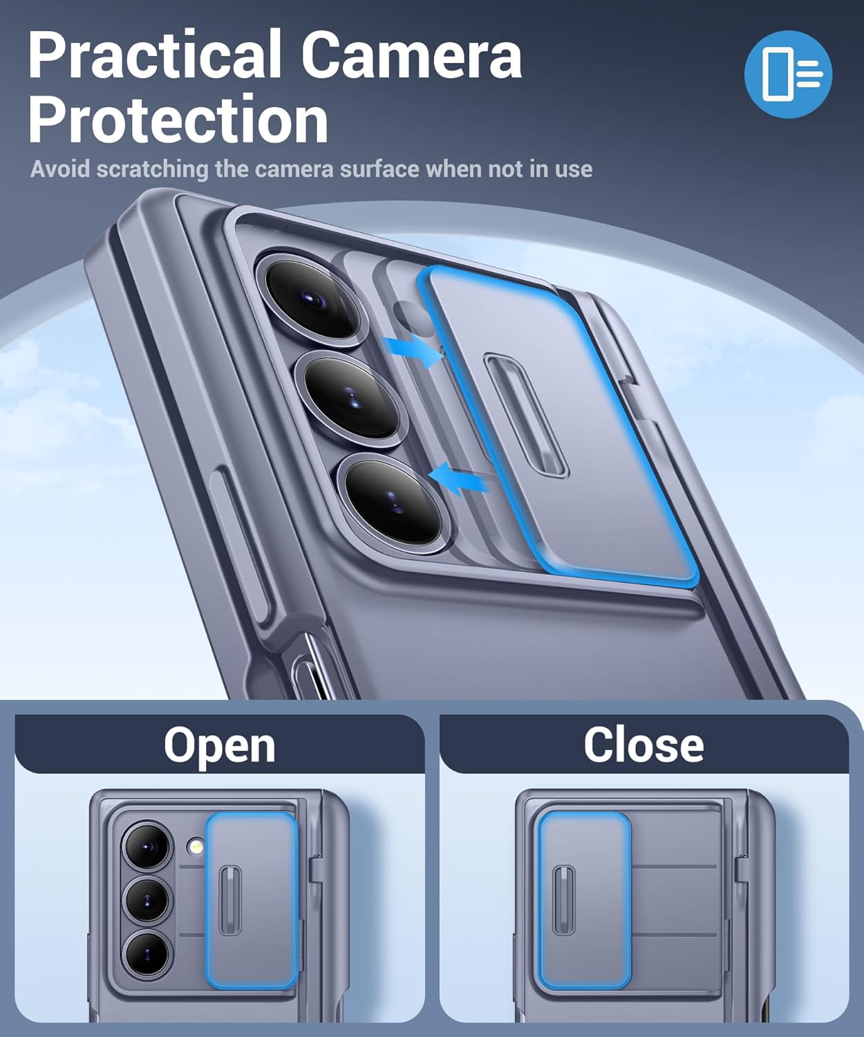 Samsung Galaxy Z Fold 5 Case with S Pen Holder