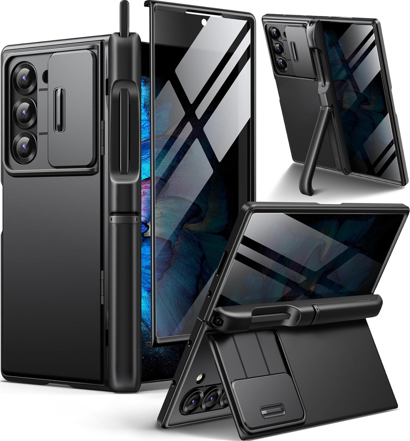 Z Fold 6 Case with 2 Invisible Kickstand