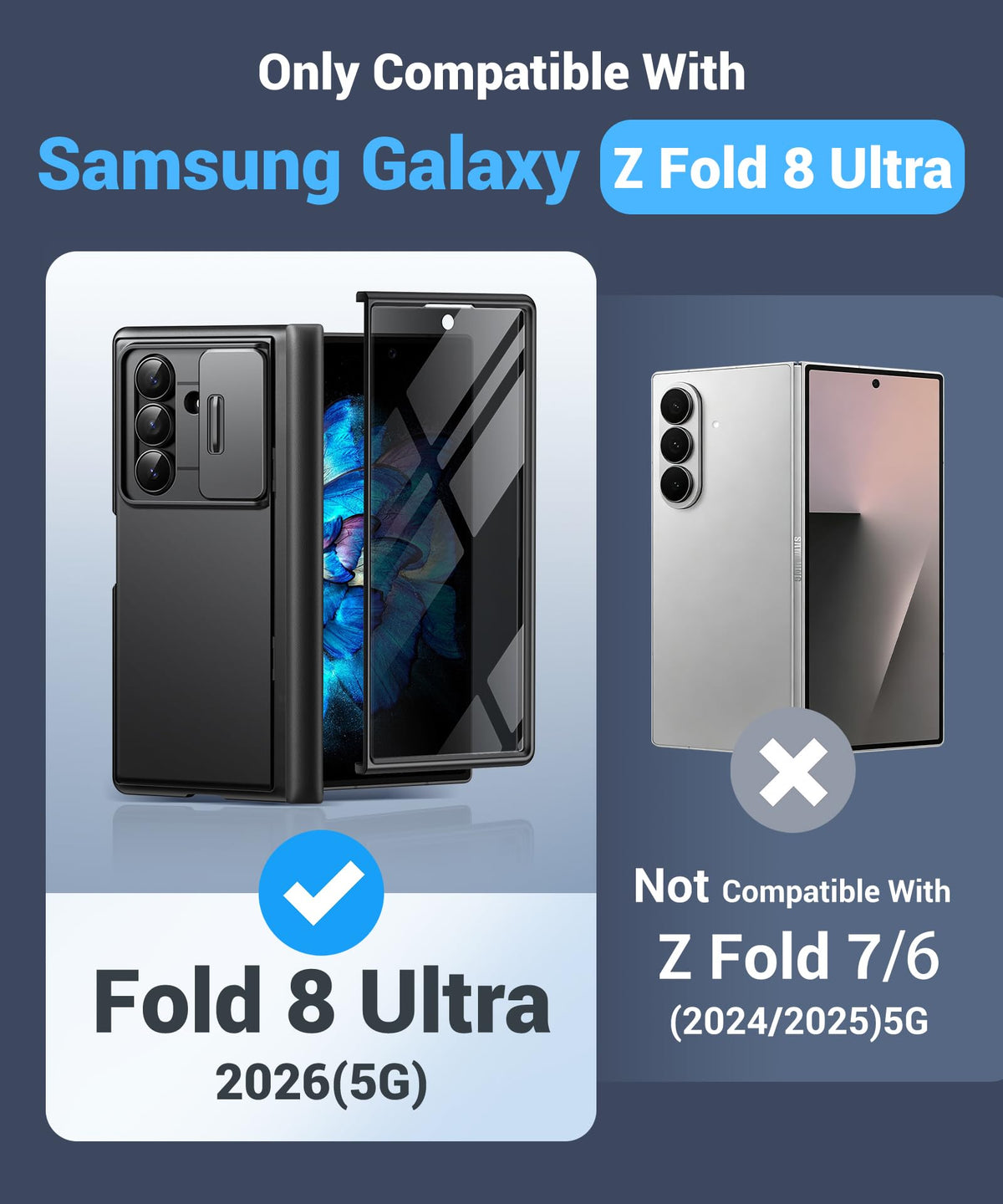 BERFY for Z Fold 8 Ultra Case