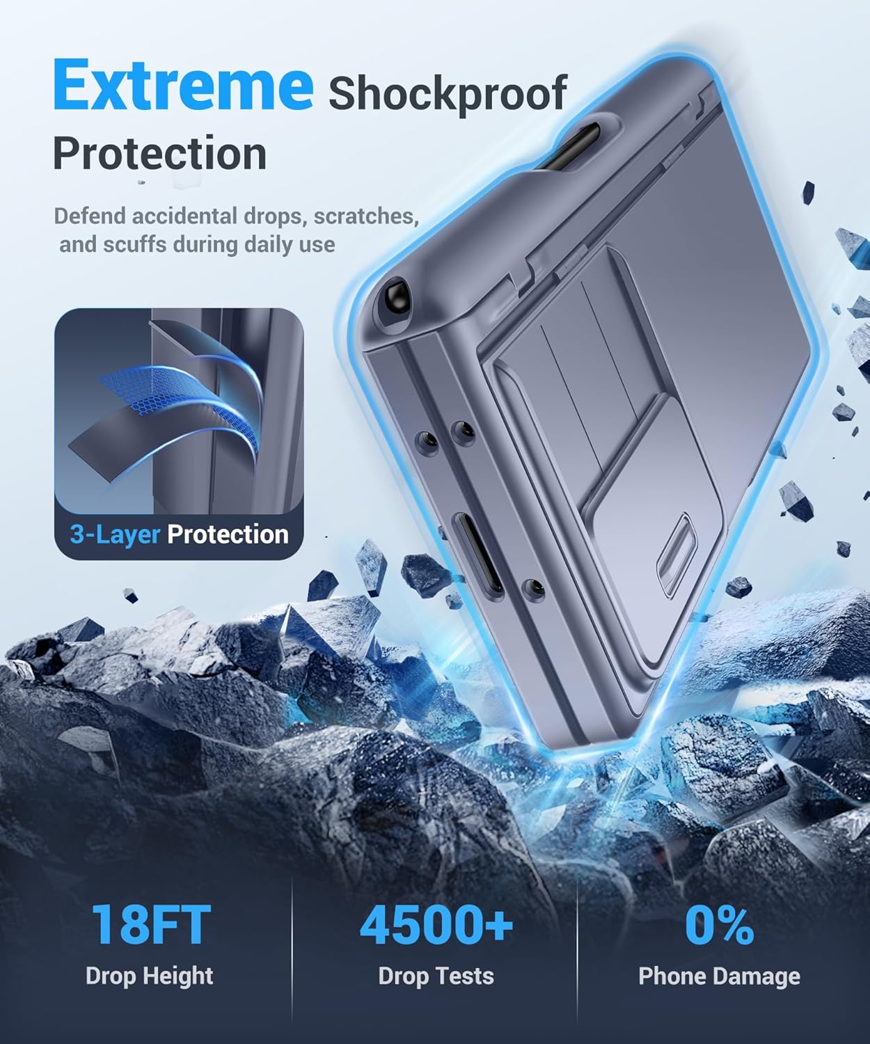 Samsung Galaxy Z Fold 5 Case with S Pen Holder