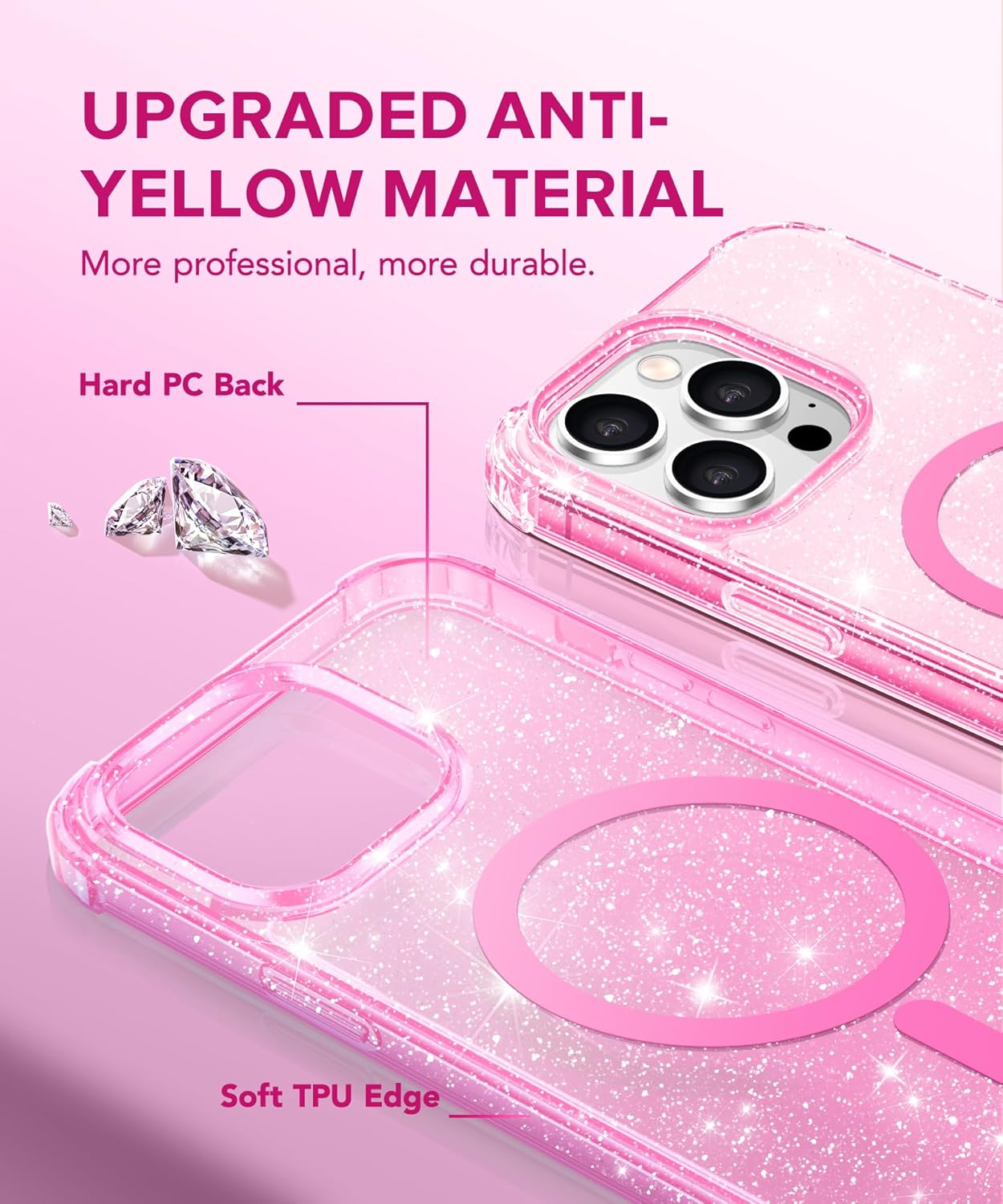 iPhone 16 pro Case Glitter