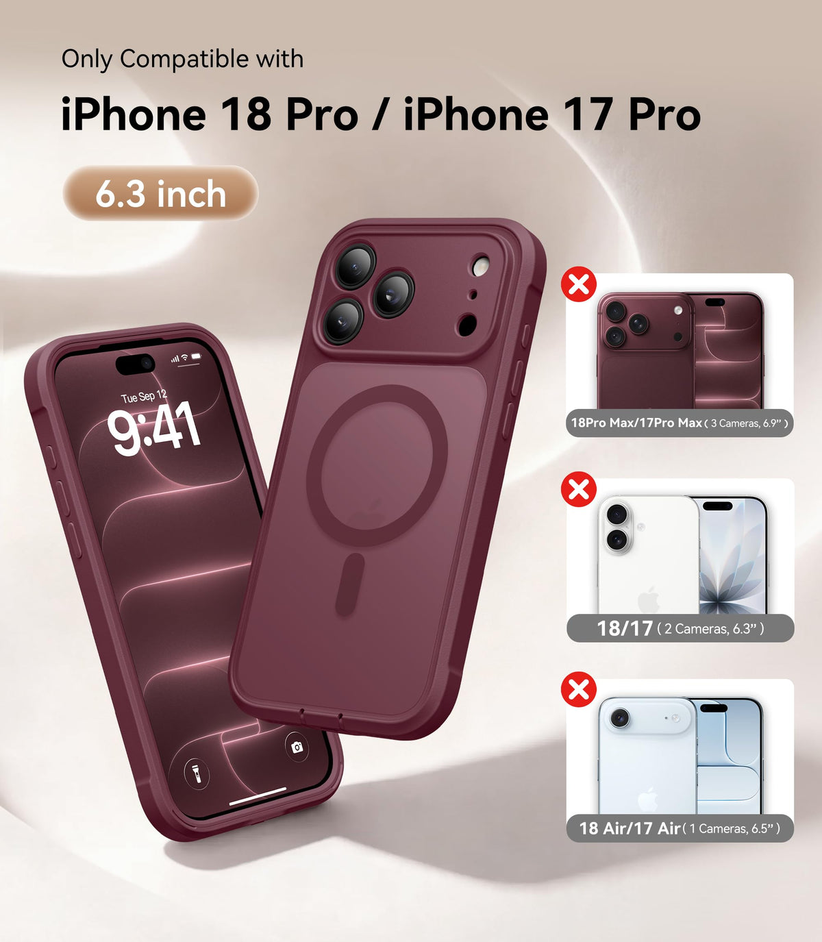 BERFY for iPhone 18 Pro Case