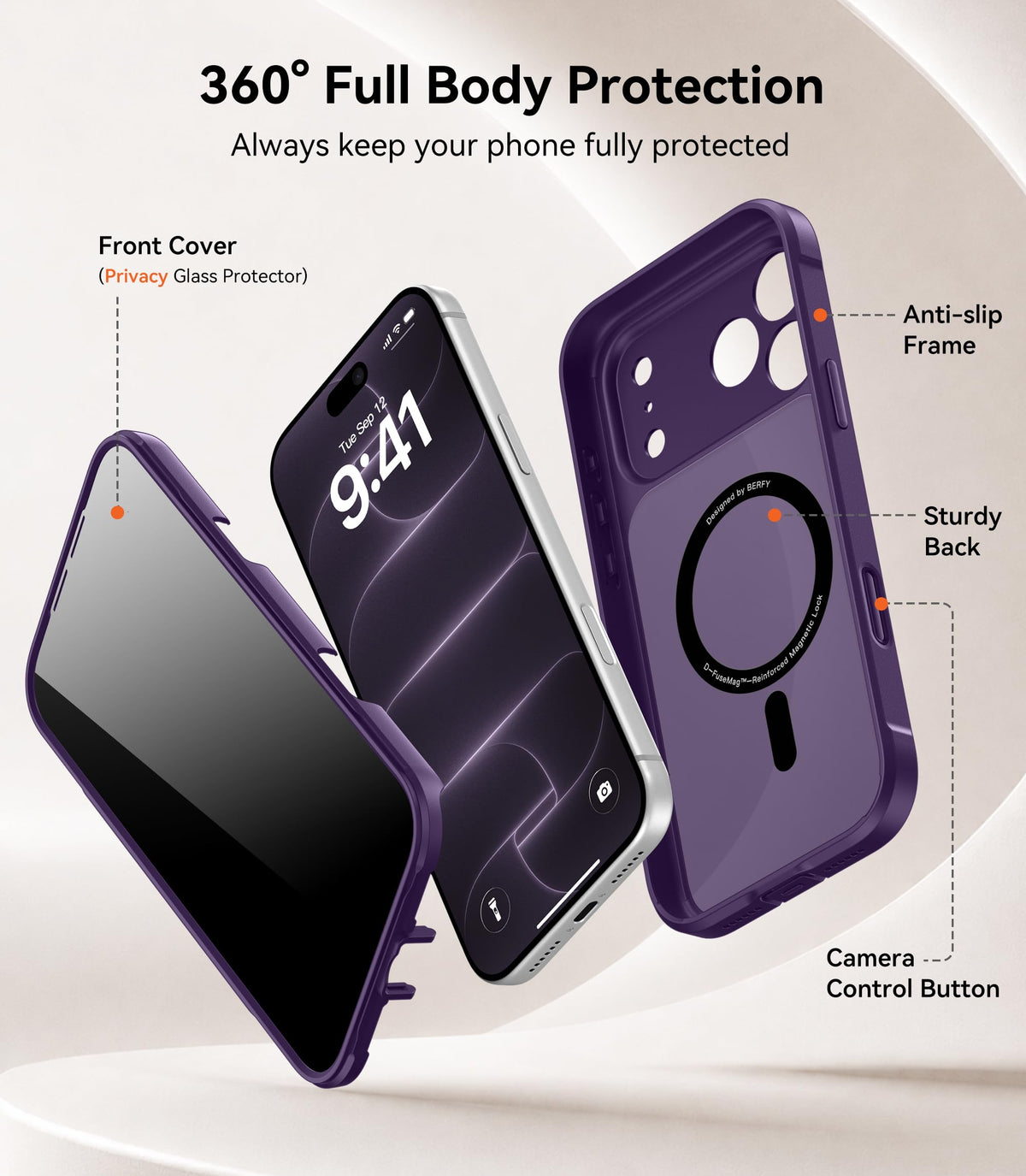 BERFY for iPhone 18 Pro Max Case