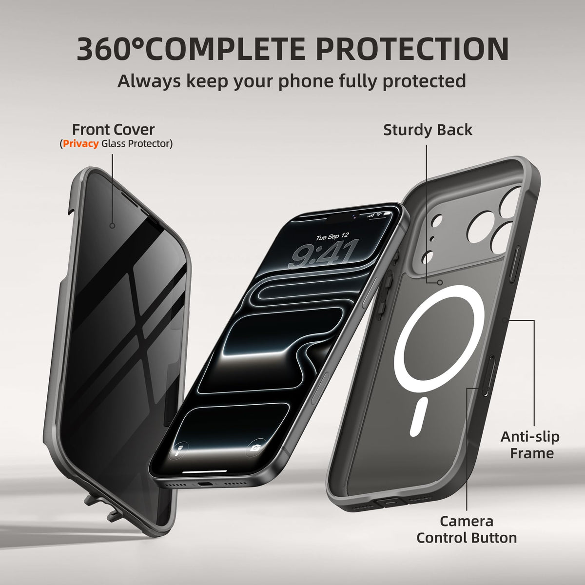 BERFY for iPhone 17 Pro Case