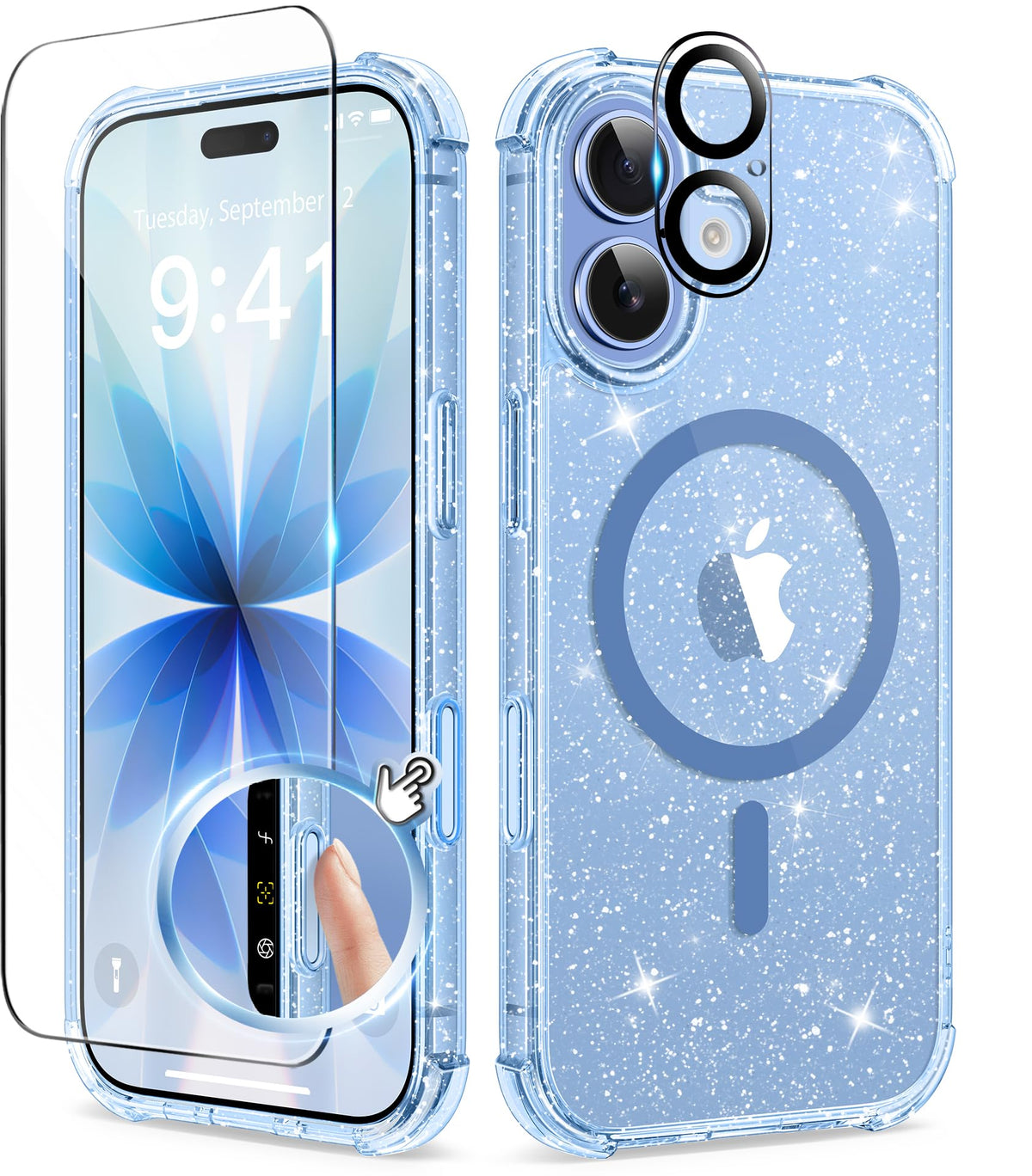 BERFY for iPhone 17 Case for Women 6.3"