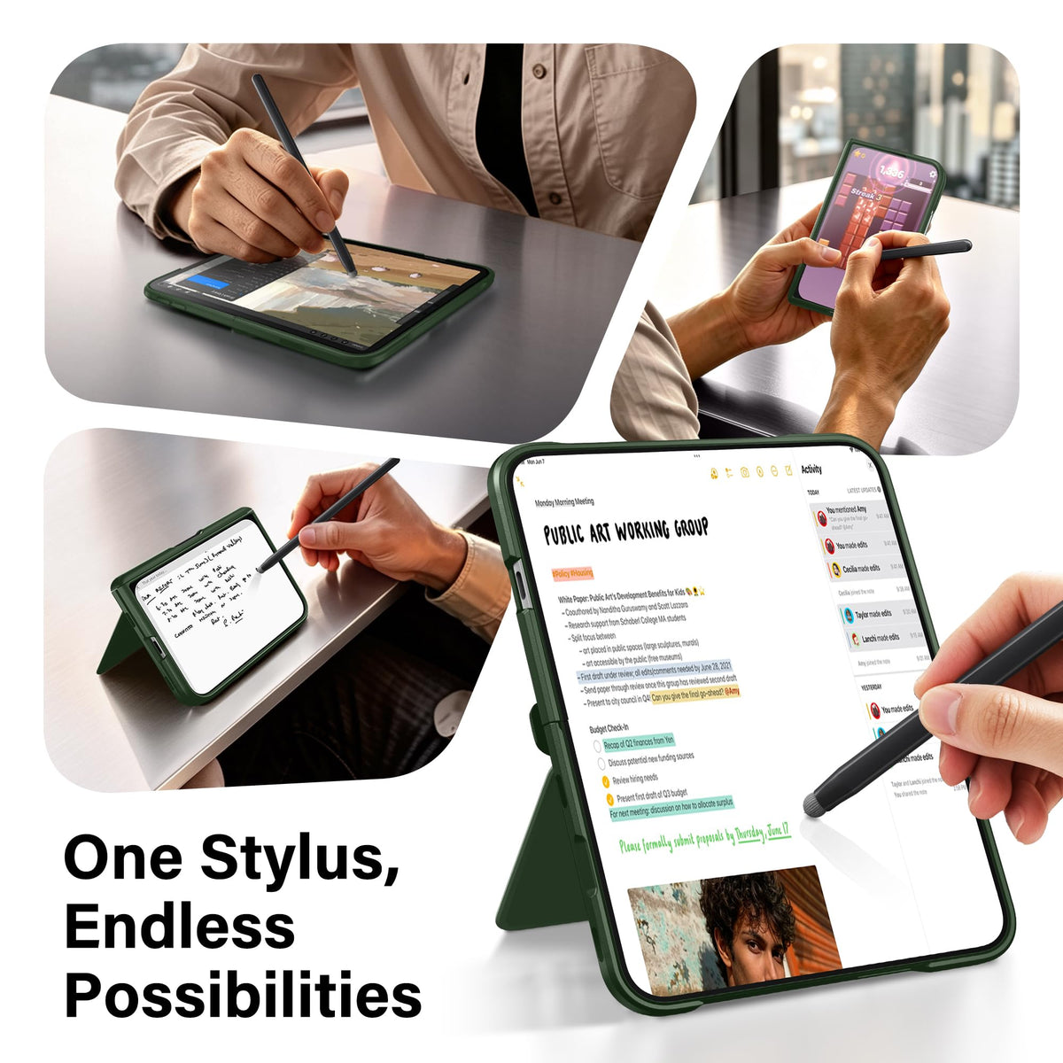 iPhone Duo MagSafe Case with Stylus Pen