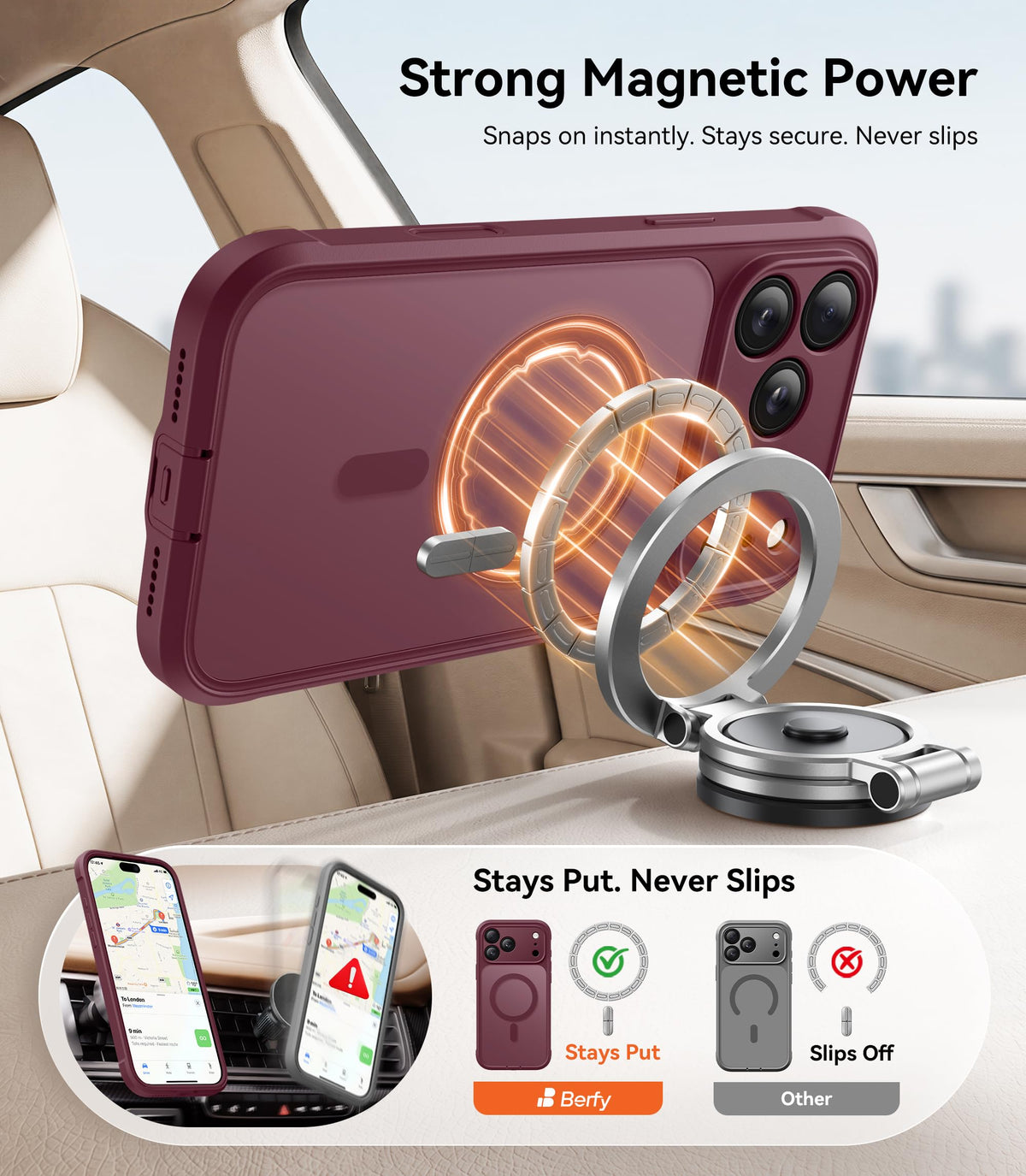 BERFY for iPhone 18 Pro Case