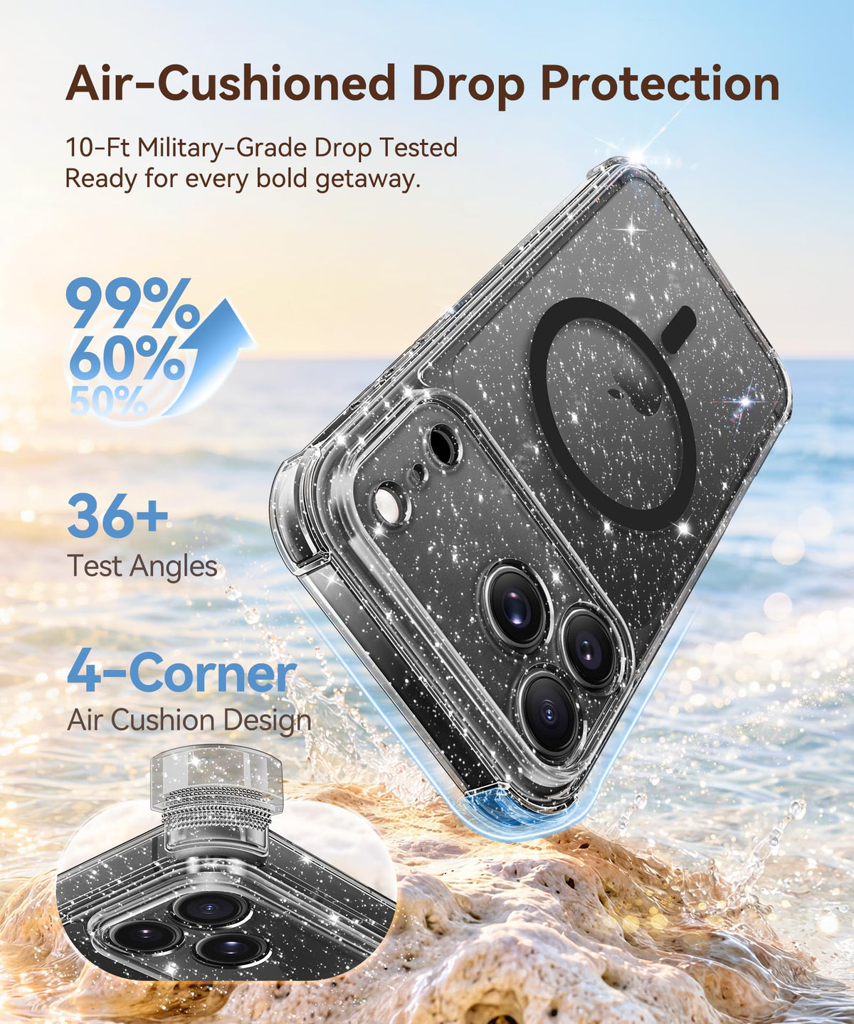 BERFY for iPhone 18 Pro Max Case for Women 6.9"