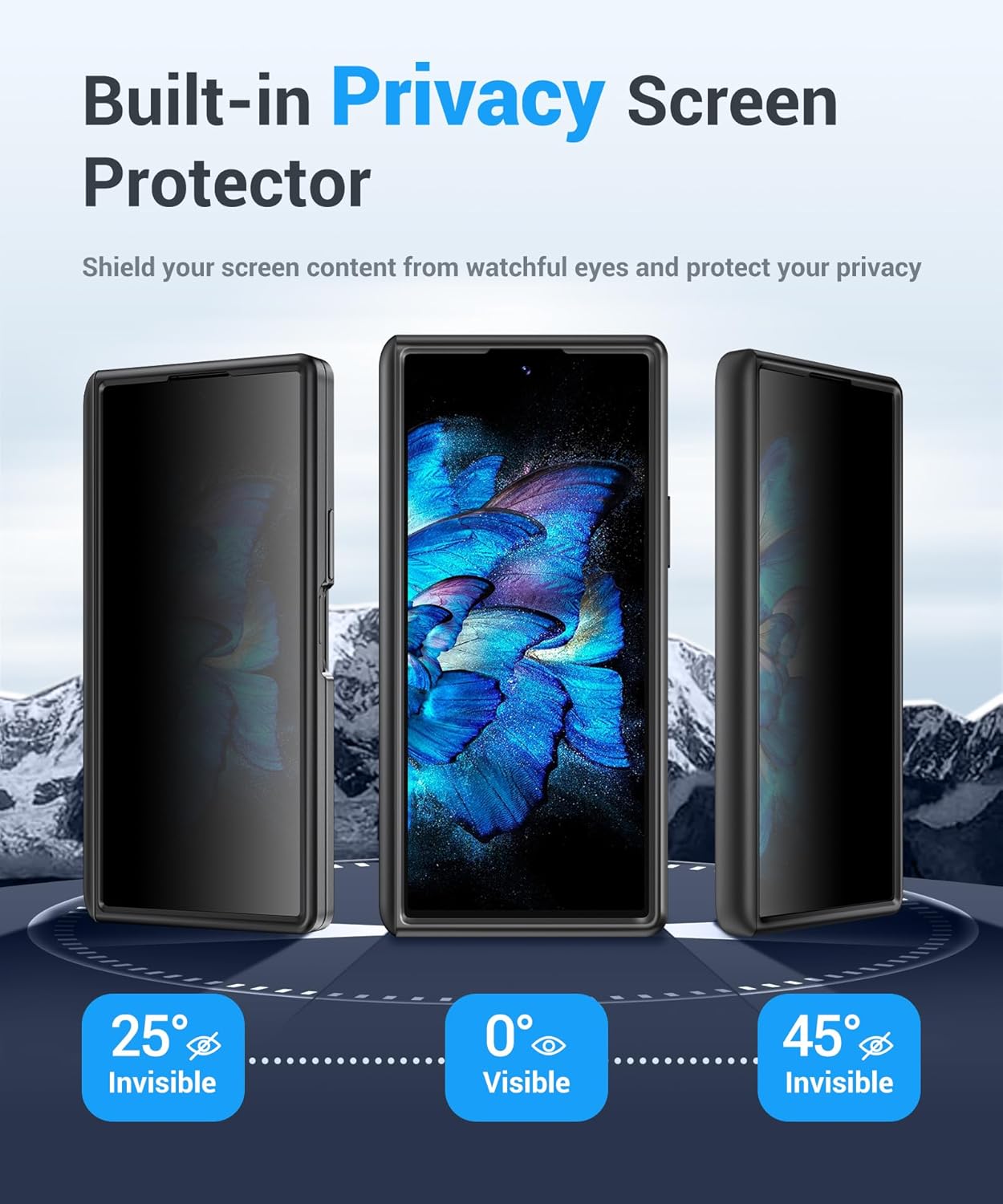 Z Fold 7 Case with Kickstand
