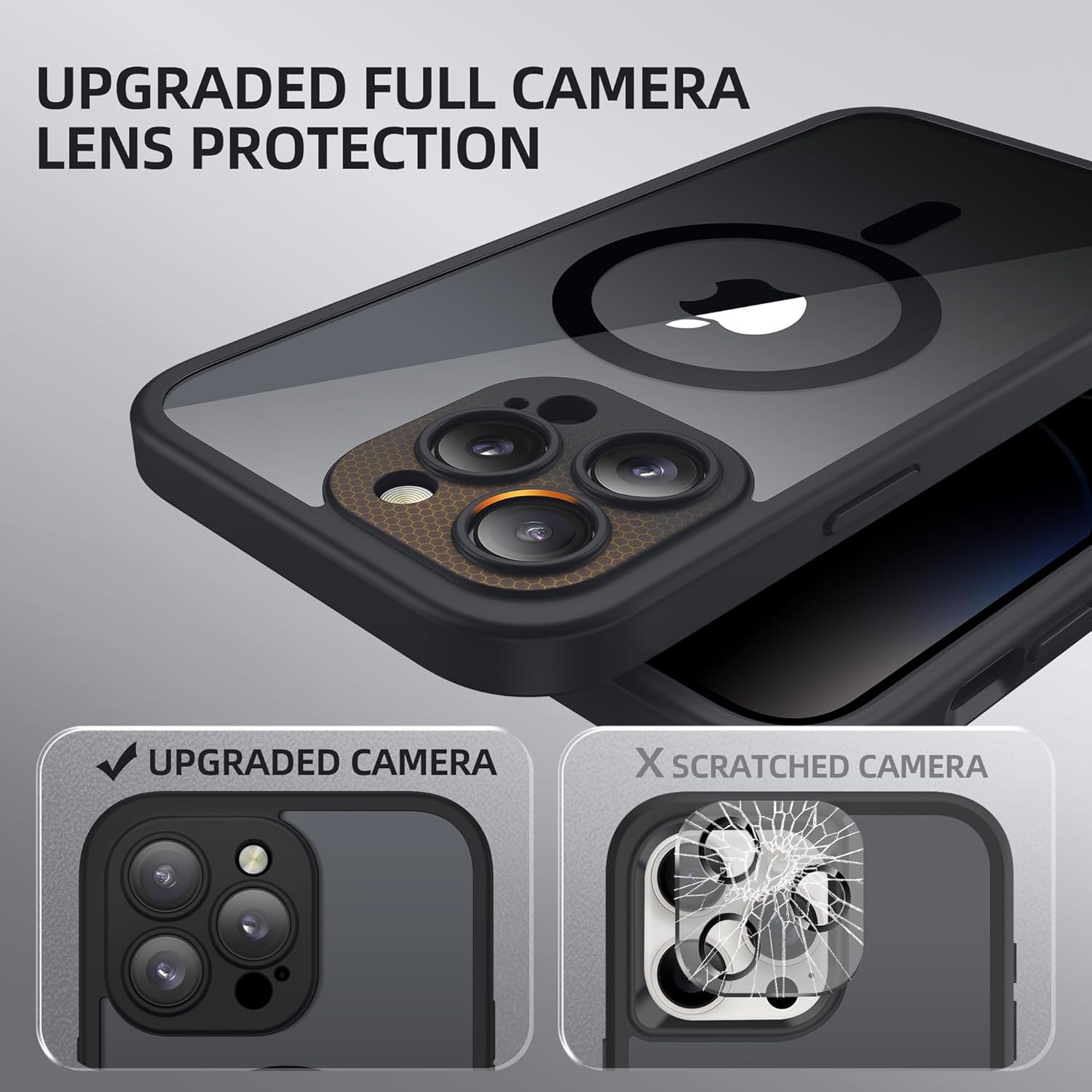 iPhone 14 Pro Max Magnetic Case with Privacy Screen Protector