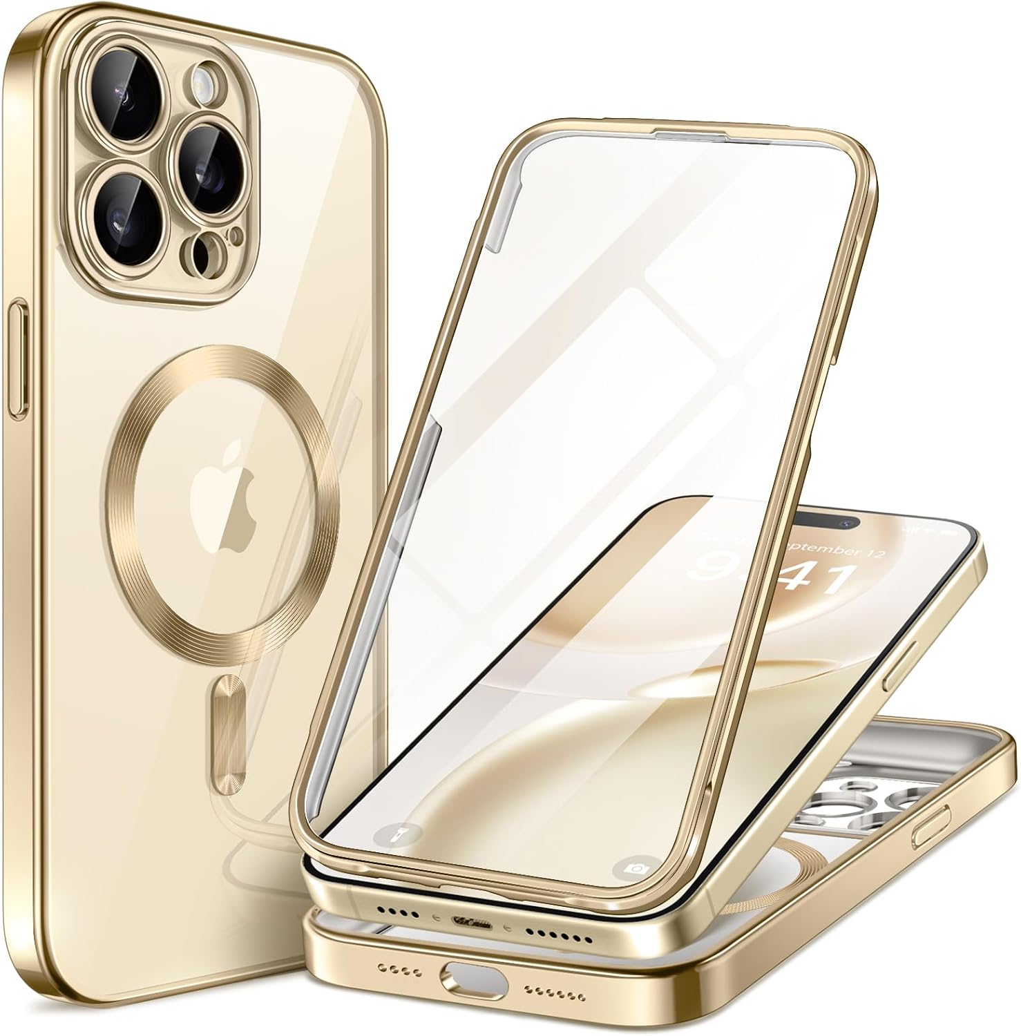 iPhone 14 Pro Max Plating Magnetic Case