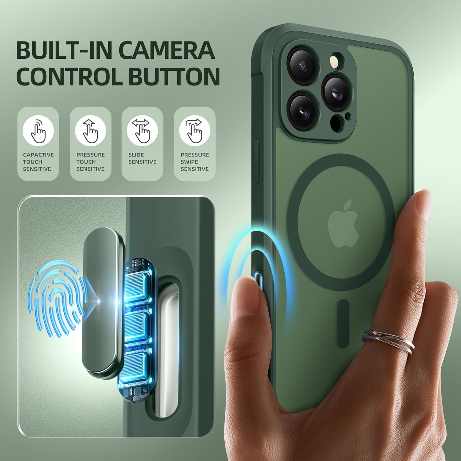 iPhone 16 Pro Max case with Privacy Screen Protector