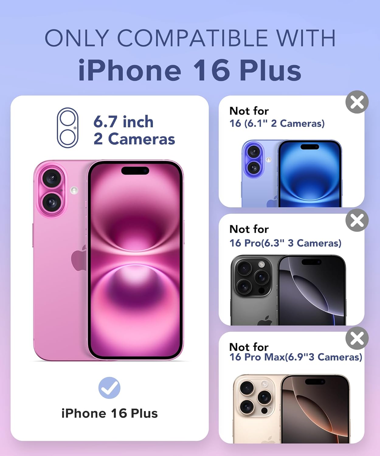 iPhone 16 Plus Glitter Case