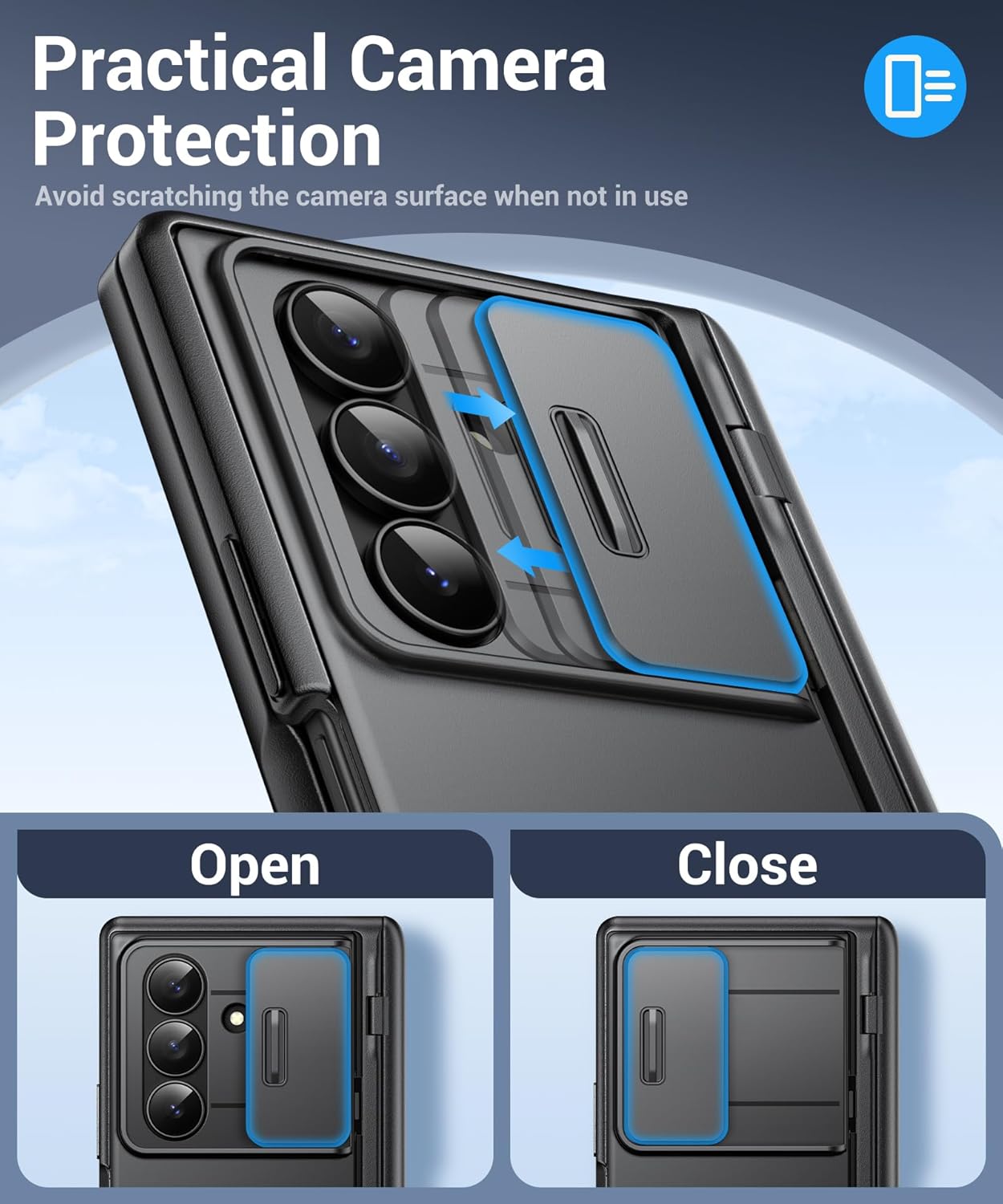 Z Fold 7 Case with Kickstand
