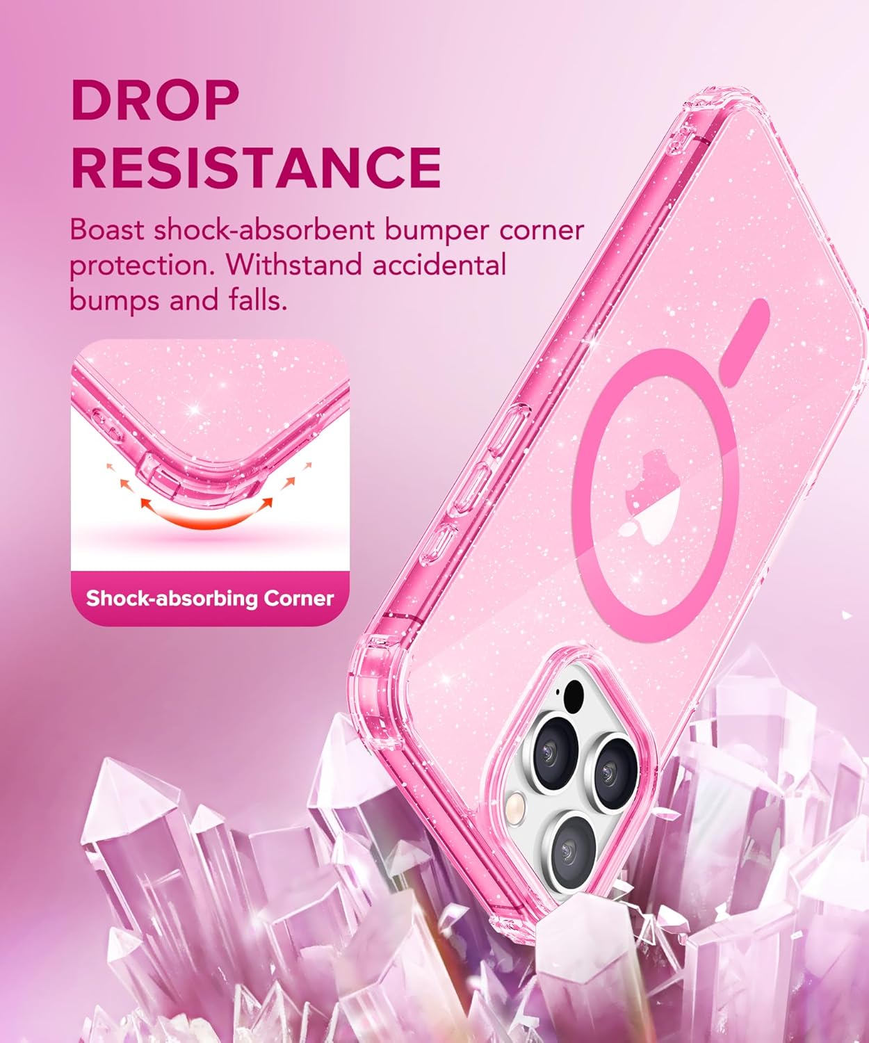 iPhone 16 pro Case Glitter