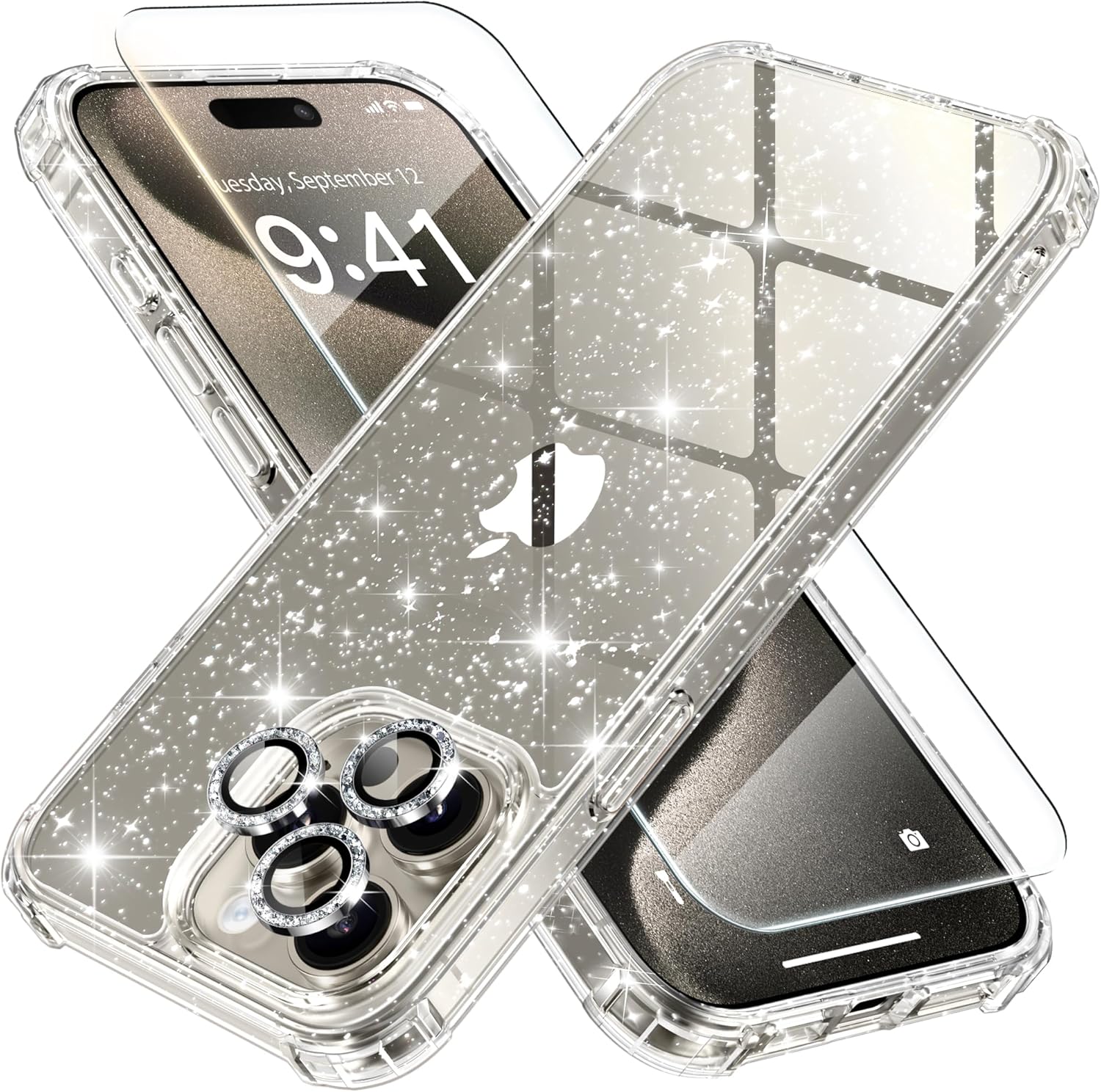 iPhone 15 Pro Max Glitter Case