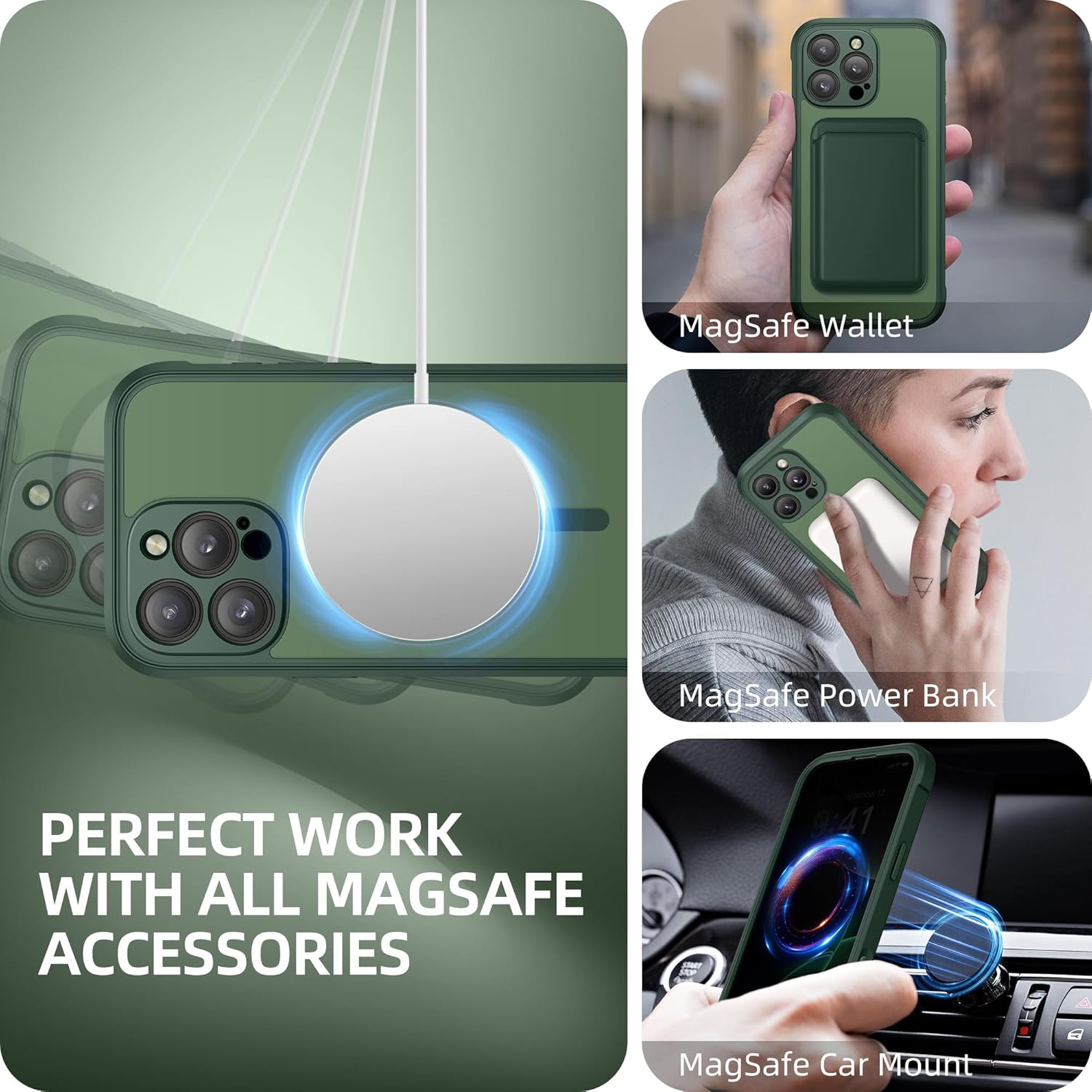 iPhone 16 Pro Max case with Privacy Screen Protector