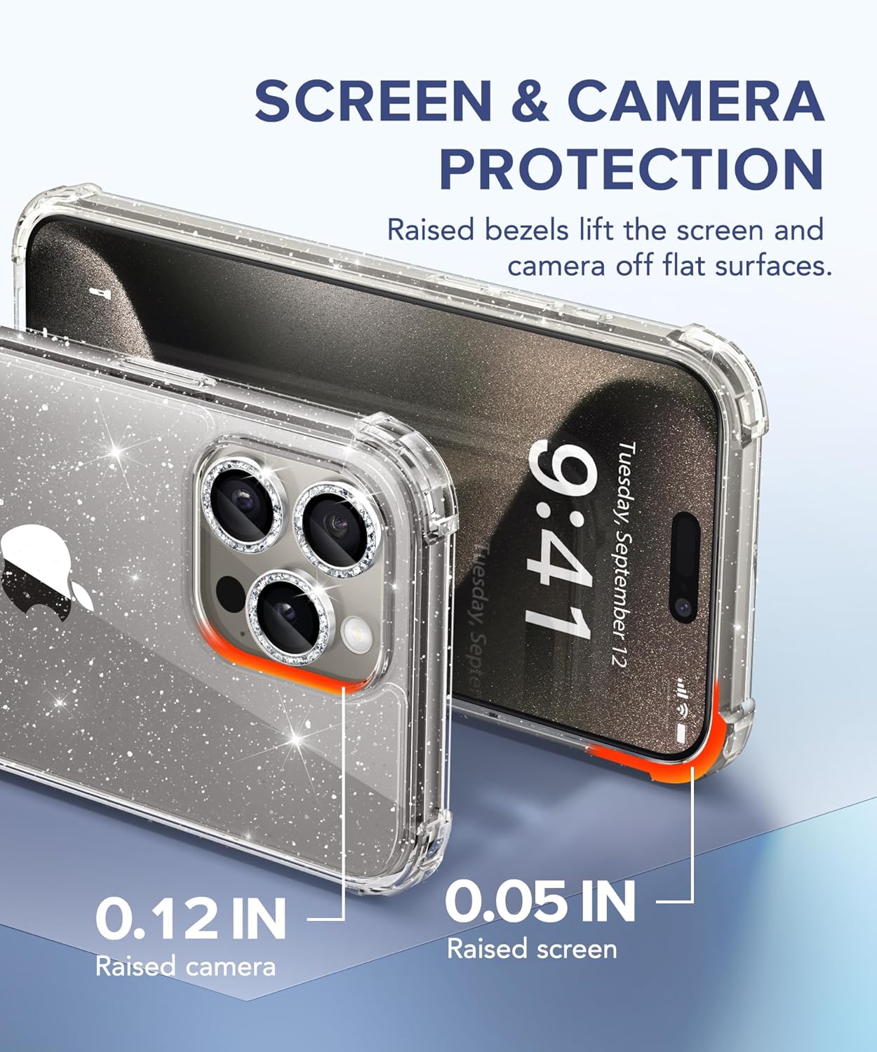iPhone 15 Pro Max Glitter Case