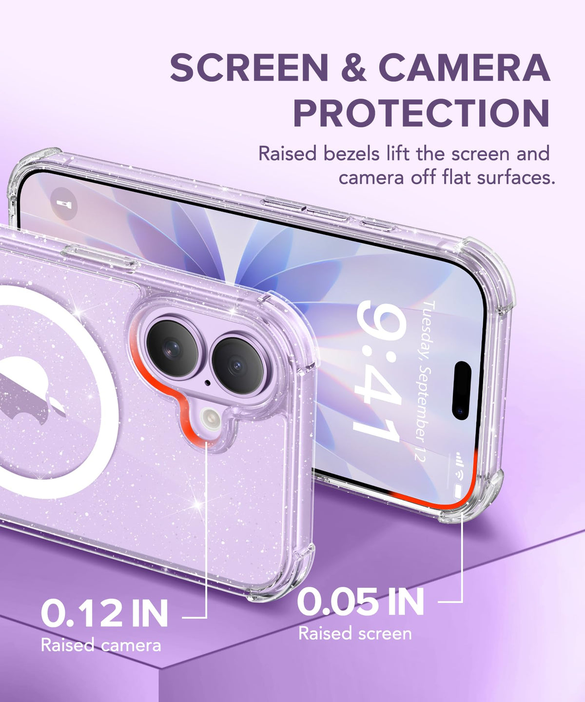 BERFY for iPhone 17 Case for Women 6.3"