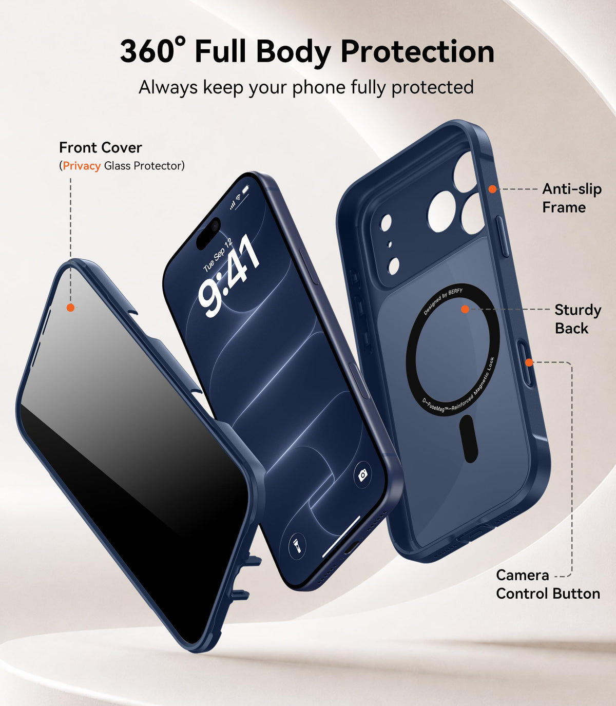 BERFY for iPhone 18 Pro Max Case